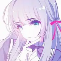 二次元紫色系列少女头像绝美