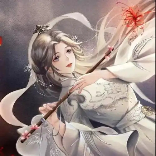 仙气十足的女子古风动漫头像温山软水繁星万千,不及你眉眼半分