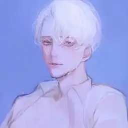白发帅气动漫男生头像自己的路自己走