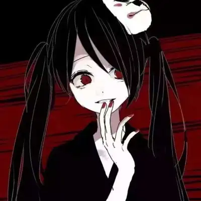 病女头像伤感惊悚血腥二次元血瞳病娇重口味头像