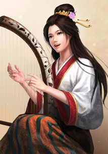 经典系列游戏三国志13女武将头像立绘高清图