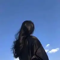 qq头像女生长头发背影