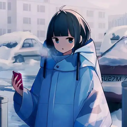 彩虹系列女生头像之蓝