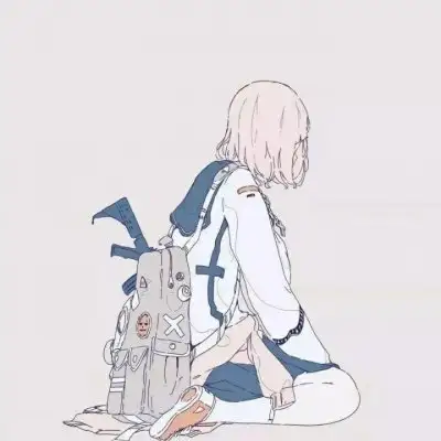 动漫背影头像女生,高清孤独抑郁的图片动漫女生背影头像