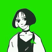 动漫女生头像淡绿色微信头像图片大全