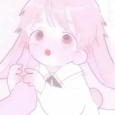 粉色系软萌的动漫女生头像