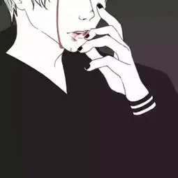 动漫血腥黑化男头像超丧二次元黑暗系忧郁头像