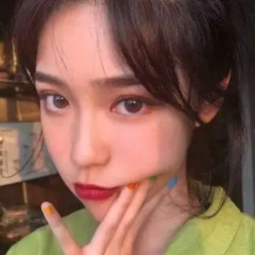 2021款绿色系女生头像,女生头像图片