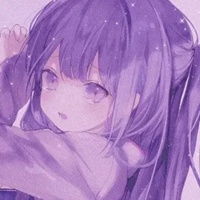 卡通头像女生可爱萌紫色系紫色可爱卡通女生头像超萌