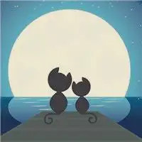 微信头像粉色卡通猫微信头像图片大全
