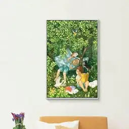 现代简约儿童房装饰画治愈系墙画卡通挂画温馨卧室壁画
