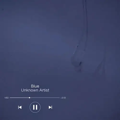 背景图ins风治愈系蓝色背景图