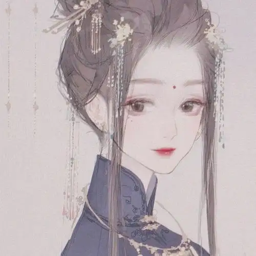 古风系女生头像背景图,好仙哦