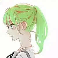 绿系情侣头像动漫绿色系情头情侣双人