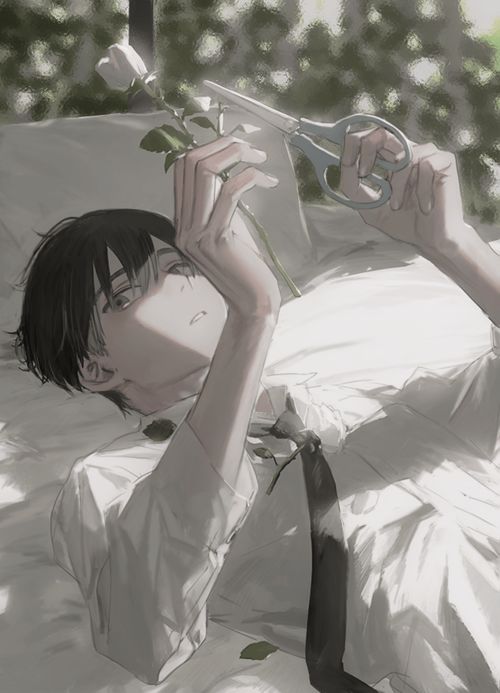 插画头像壁纸帅到腿软暖到想rua韩系动漫男生作品