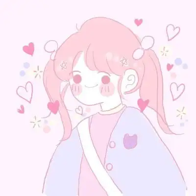 粉色系女生头像动漫萌二次元少女心头像系列
