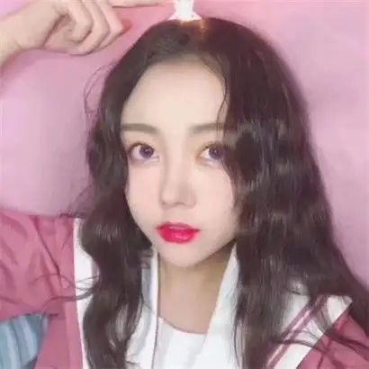 粉色系女生头像,唯美粉色系唯美女生头像真人
