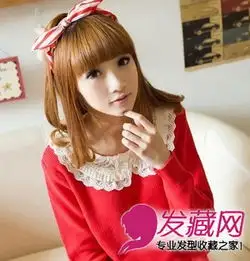 方脸适合什么发型甜美的韩系女生中长发设计6