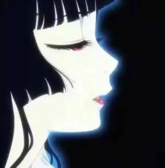 暗黑丧系男女生动漫头像
