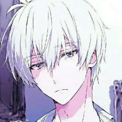 漫画男生头像,像蓝钻一般耀眼的小男人