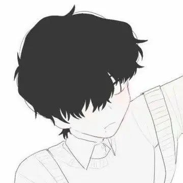 男生动漫冷酷帅气黑白头像,男生头像图片