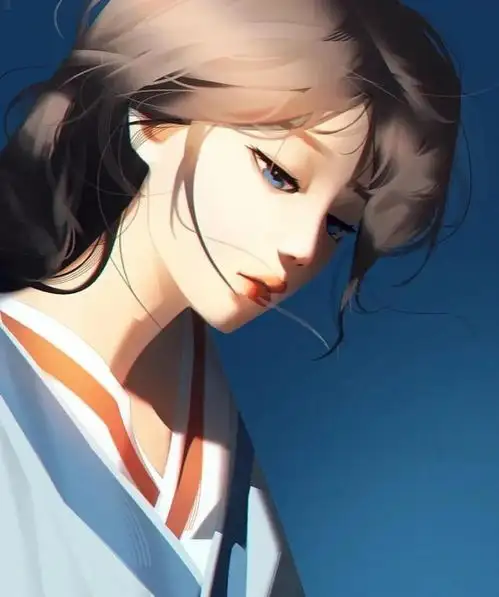 漫画风系列女生头像3