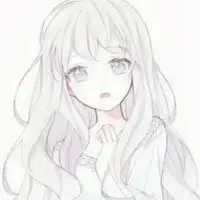 动漫女生图片唯美白色女生头像动漫白色系图片