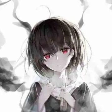 动漫短发女生个性头像手绘短发女生头像,卡通头像图片