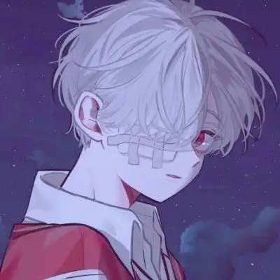 040动漫暗系男生头像,