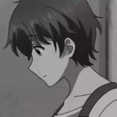 动漫情头一男一女冷酷黑白头像