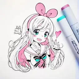 17岁高中少女的二次元漫画画的每一个小姐姐我都想追求