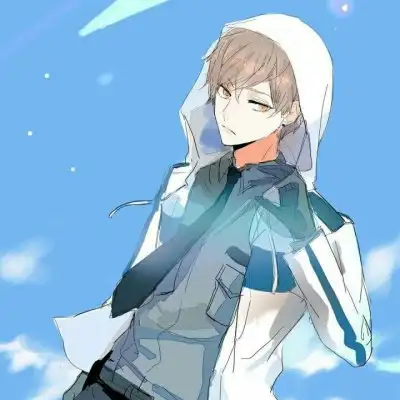 绿色系动漫男生头像