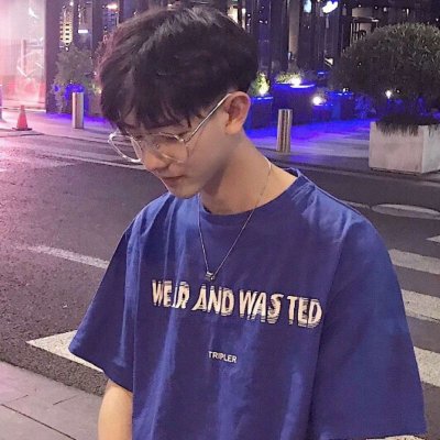 蓝色系男生头像可爱有个性