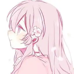 粉色系列女生动漫头像可爱少女心