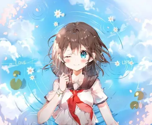 这个女孩出自哪个动漫还是插图