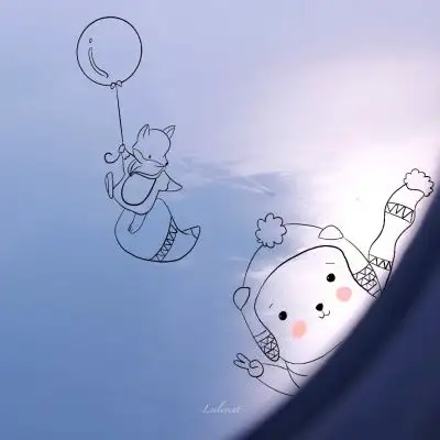可爱卡通天空背景图一直往前走风景静物头像我要个性网