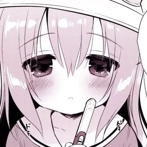 动漫女头粉色系心动动漫女生头像
