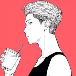 樱奈红色系动漫男生头像