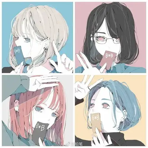 自成一派的清新治愈系插画师遇见她头像壁纸再也不缺