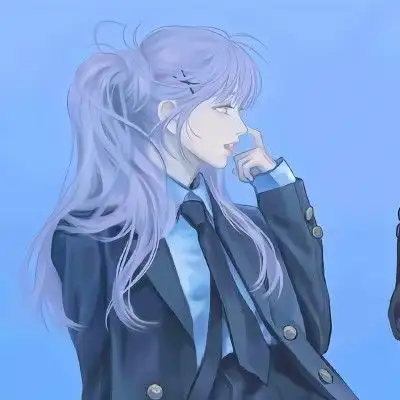 一组可爱的手绘女生闺蜜头像