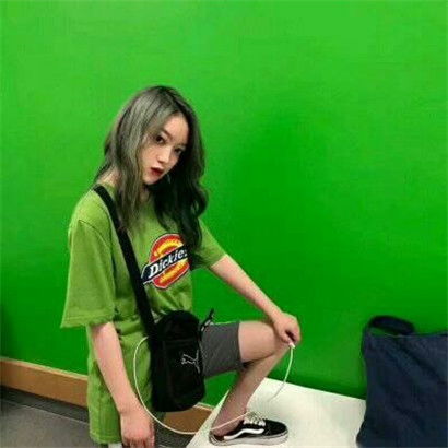 个性唯美森系绿色系头像女生,单纯如初爱的就是这样的