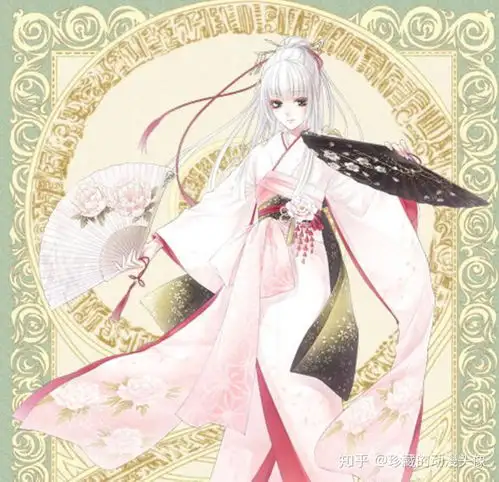 二次元和风少女自信的姑娘讨人喜,她们都对未来充满了希望