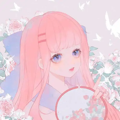 红色系微信头像,这么可爱的画风,燃爆了少女心