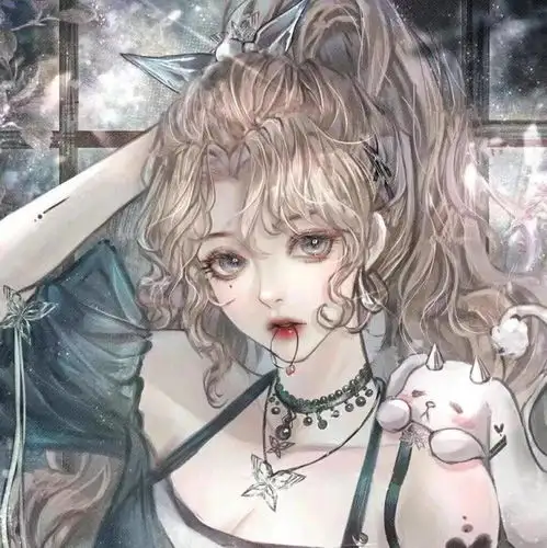 美炸了的御姐风动漫头像