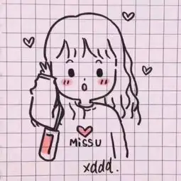 动漫简约女头可爱呆萌简单韩系女头
