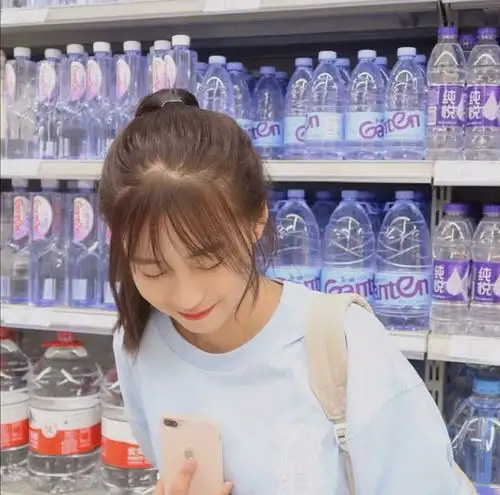 仙气十足的蓝色系女生头像