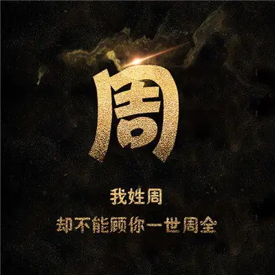一个姓氏一句话头像赵钱孙李周吴郑冯陈褚卫