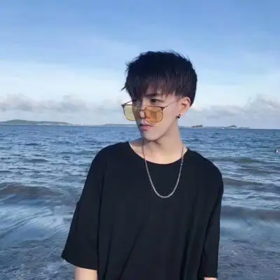 蓝色头像男生高清图片蓝色系帅气有个性