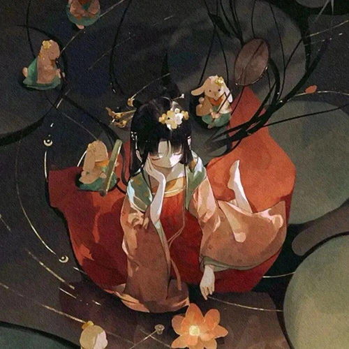 女生动漫头像笑着说起