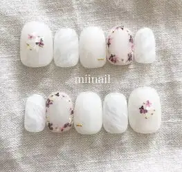 高级感满分的白色系美甲,又仙又美